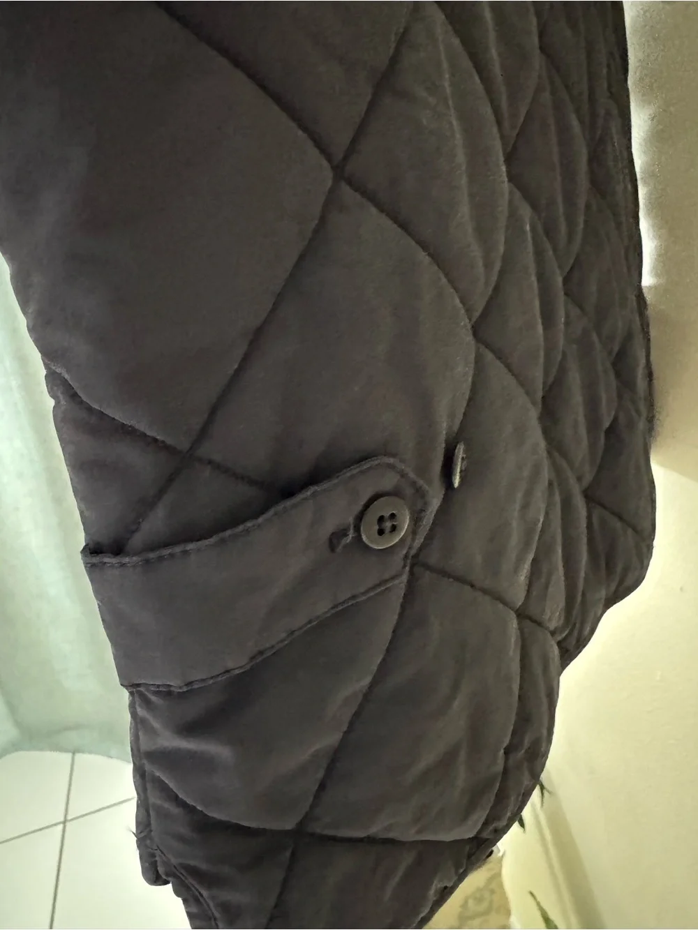 J. Crew Quilted Vest in Navy Blue